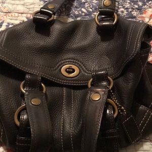 Coach Pebbled Leather Purse